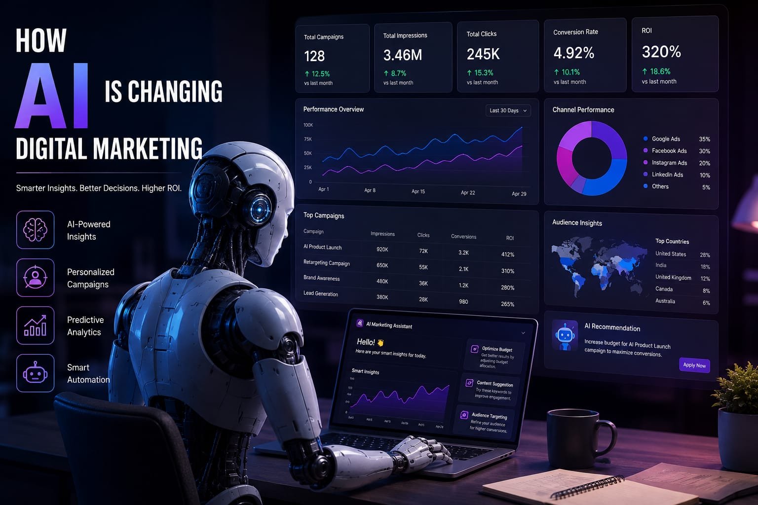 How AI is Changing Digital Marketing blog cover