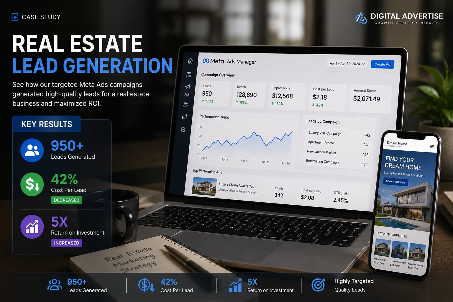 UrbanRealty Group real estate marketing case study