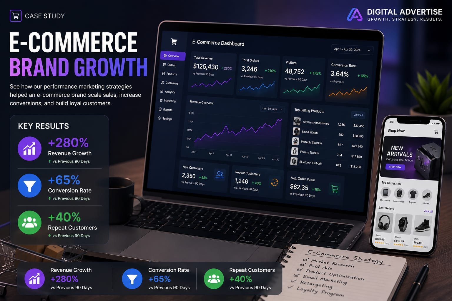 LuxeCart e-commerce case study