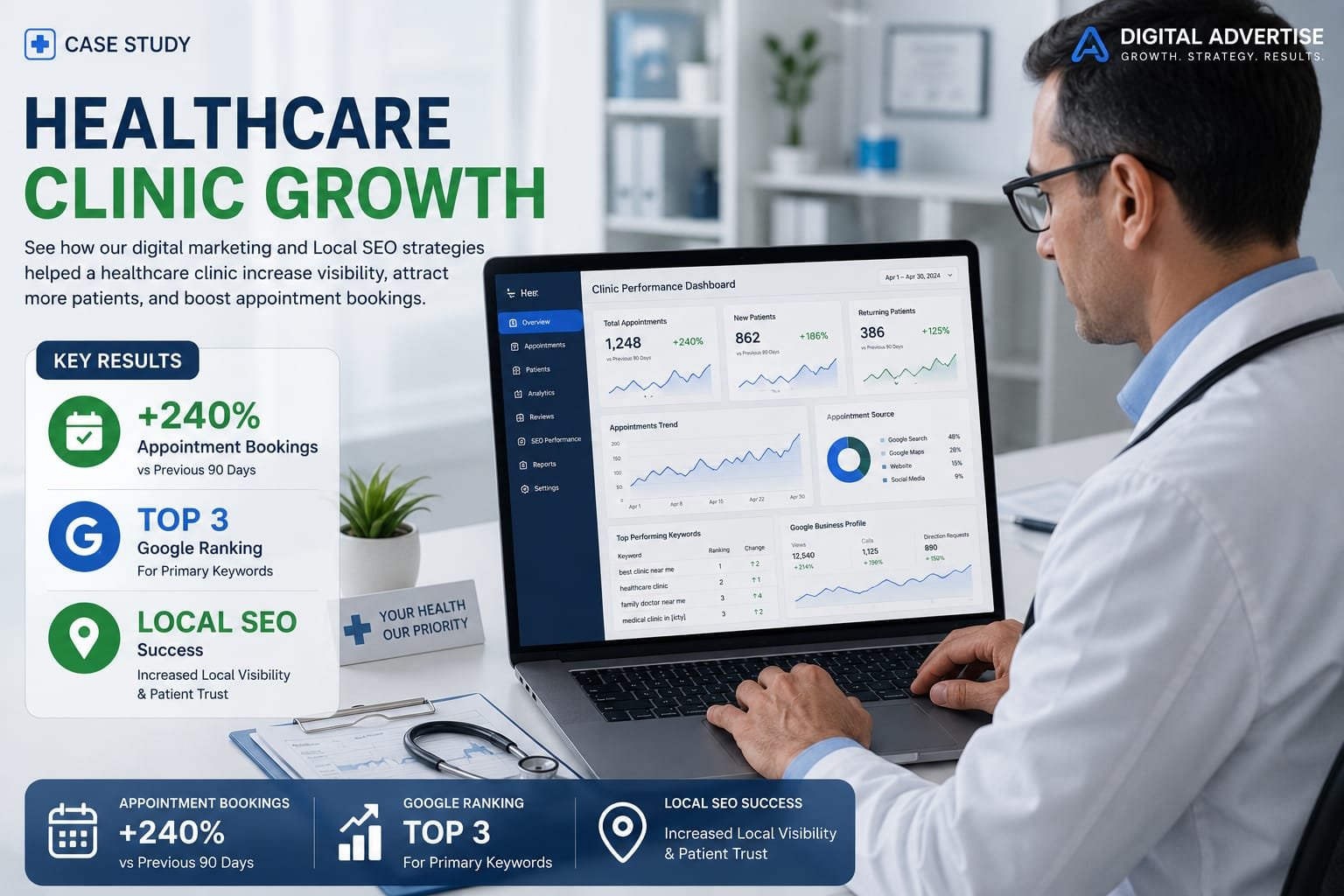 CareFirst Clinic healthcare marketing case study