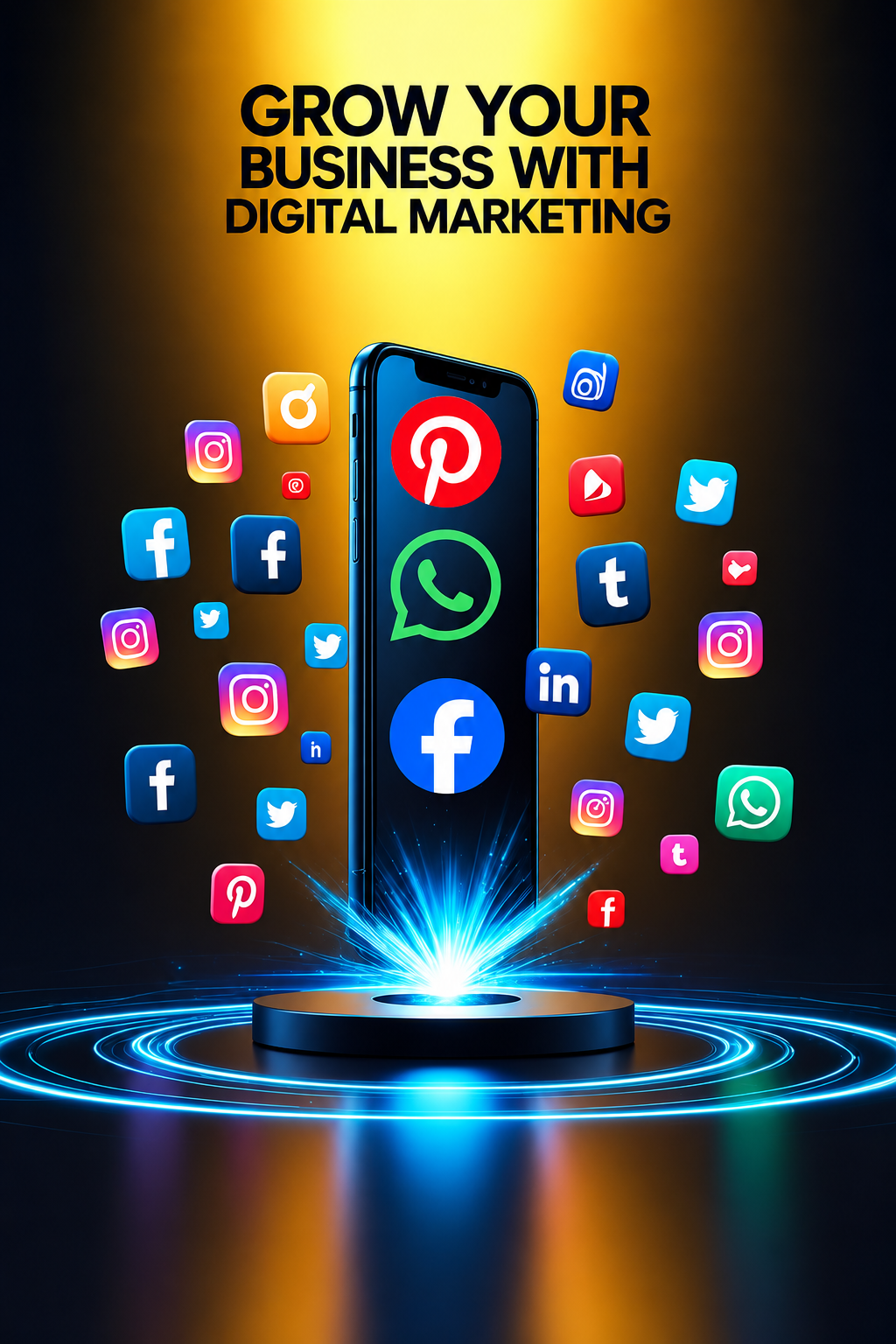 Social media marketing campaign creative