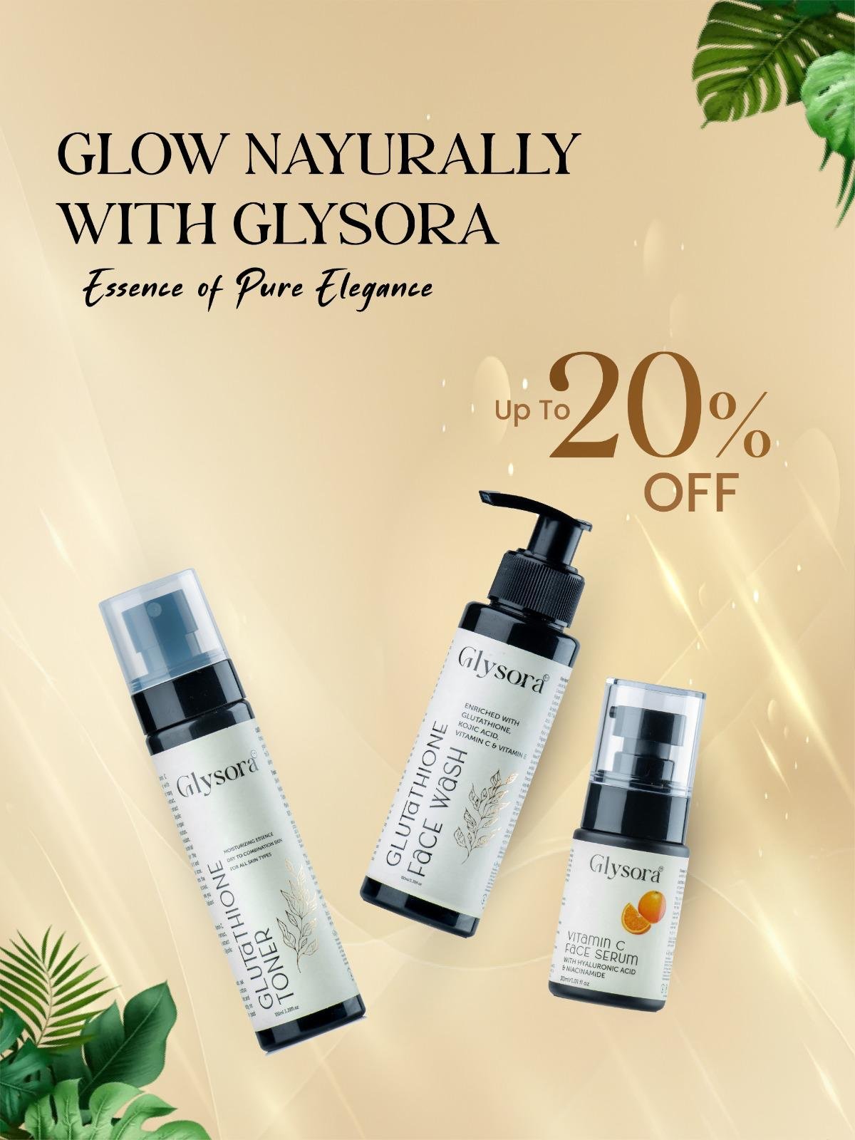 Glysora Skincare Products Campaign